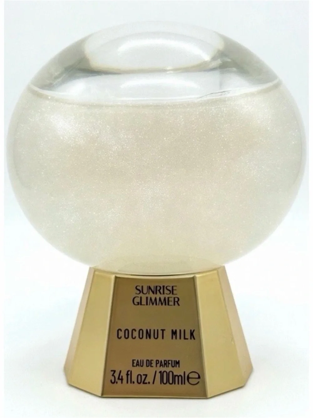 Sunrise Glimmer Coconut Milk 3.4 oz Perfume 85% Full Shimmer glitter spray viral - Picture 5 of 7